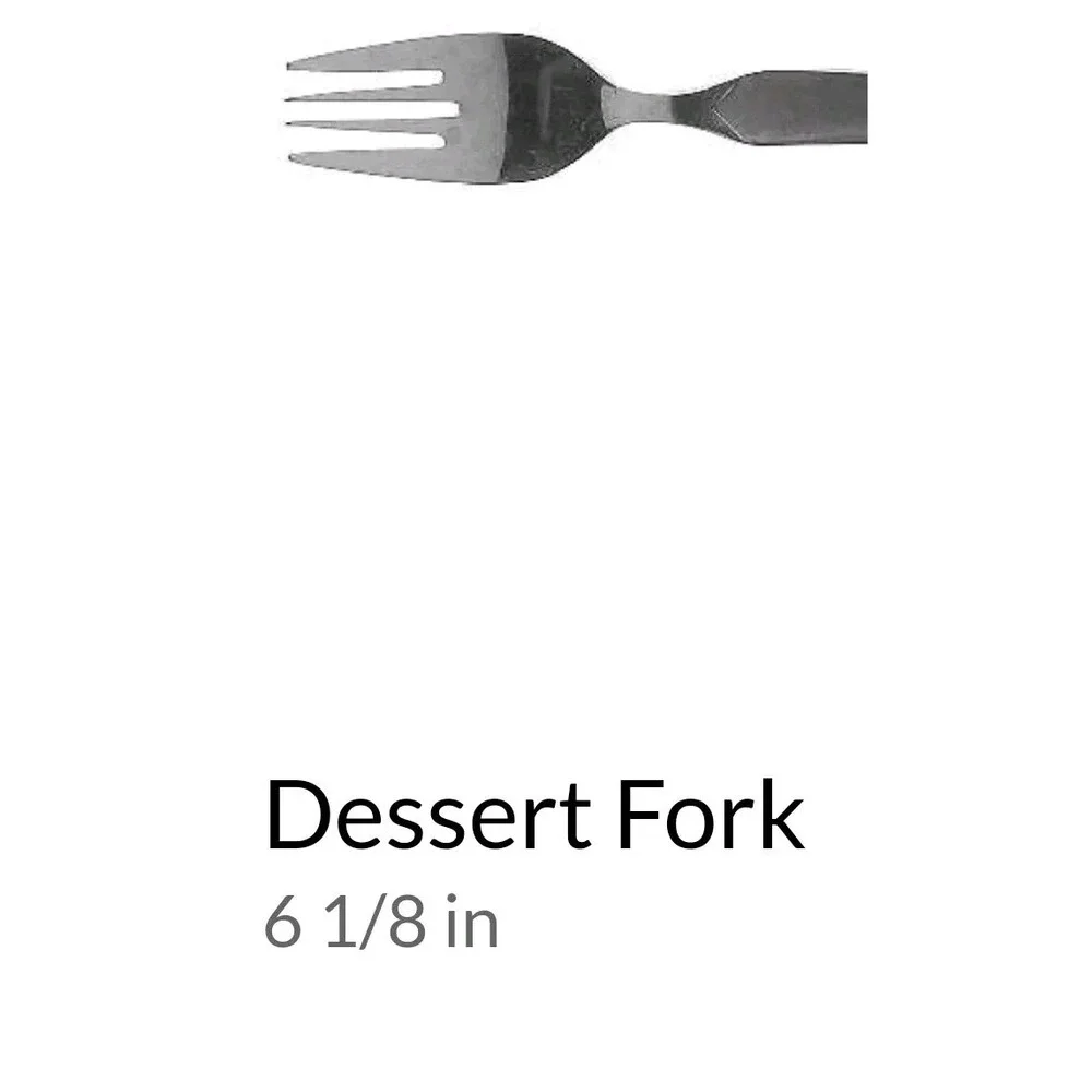 Stanley Roberts‎ Cortina Spoon & Dessert Fork 2 Pc Set Stainless Japan Discont'd